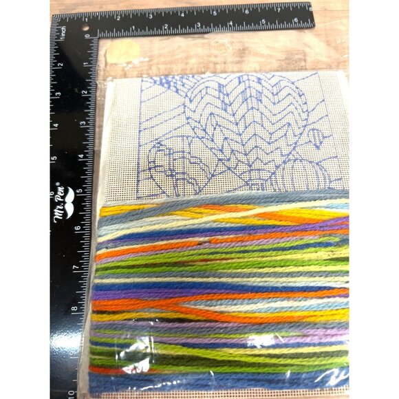 Monarch Horizons Longstitch Kit Always Chasing Rainbows 5"x7" With Yarn & Canvas - Picture 4 of 4